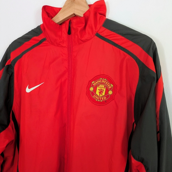 Nike Other - Nike Red and Black Manchester United Windbreaker Mens Large